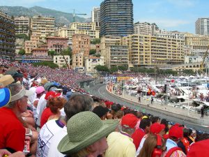 photo of 2005 F1 Monaco race from grandstands